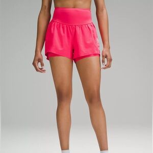 Lululemon Athletica Bright Pink Athletic Shorts